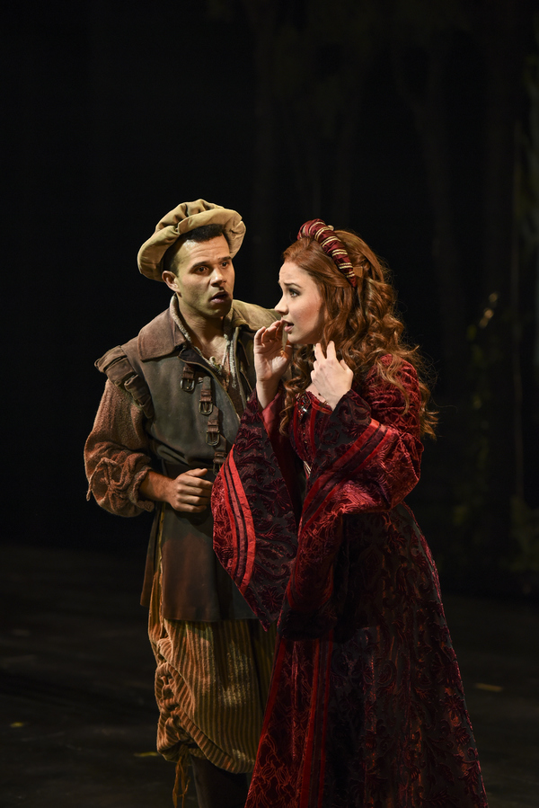 Justin Keyes and Sierra Boggess  Photo