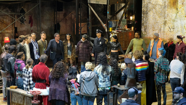 Photo Flash: The Cast of RENT on FOX Meets the OBC and More During Rehearsal Image