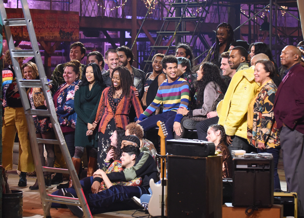 Photo Flash: The Cast of RENT on FOX Meets the OBC and More During Rehearsal Image