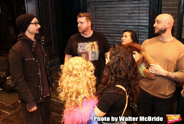Photo Coverage: The Backstreet Boys Visit AVENUE Q Image