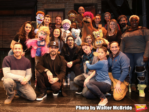 Photo Coverage: The Backstreet Boys Visit AVENUE Q Image