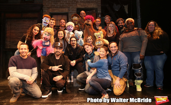 Photo Coverage: The Backstreet Boys Visit AVENUE Q Image