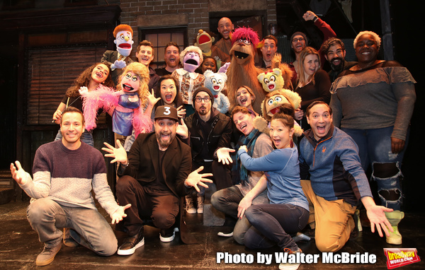 Photo Coverage: The Backstreet Boys Visit AVENUE Q Image