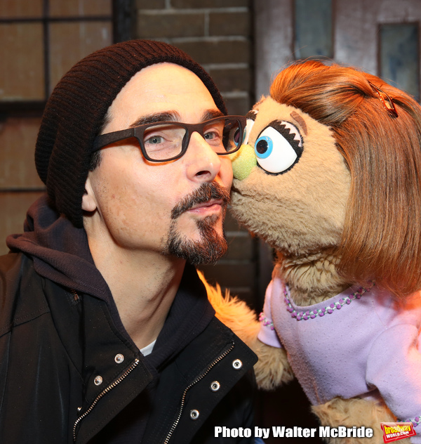 Photo Coverage: The Backstreet Boys Visit AVENUE Q Image