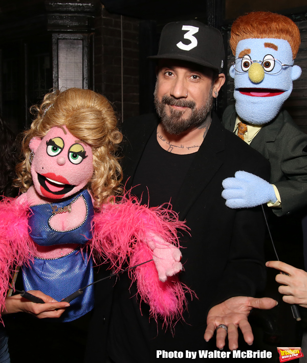 Photo Coverage: The Backstreet Boys Visit AVENUE Q Image