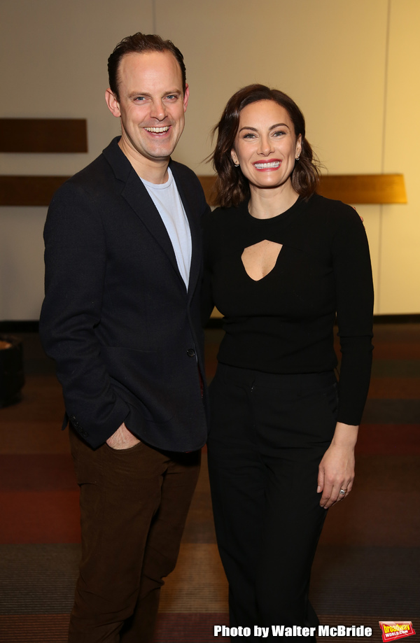 Harry Hadden-Paton and Laura Benanti Photo