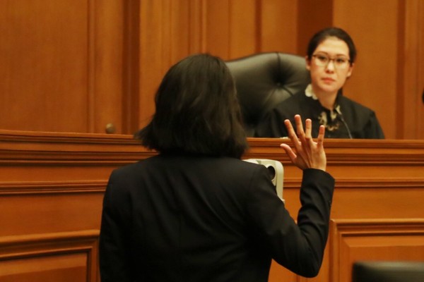 Photo Flash: First Look at Ruthie Ann Miles & More in Waterwell's THE COURTROOM Image