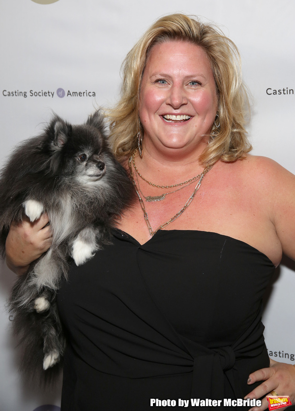 Bridget Everett with her Pomeranian, Poppy Photo