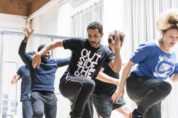 Photo Flash: Inside Rehearsal For Young Vic's JESUS HOPPED THE 'A' TRAIN Image