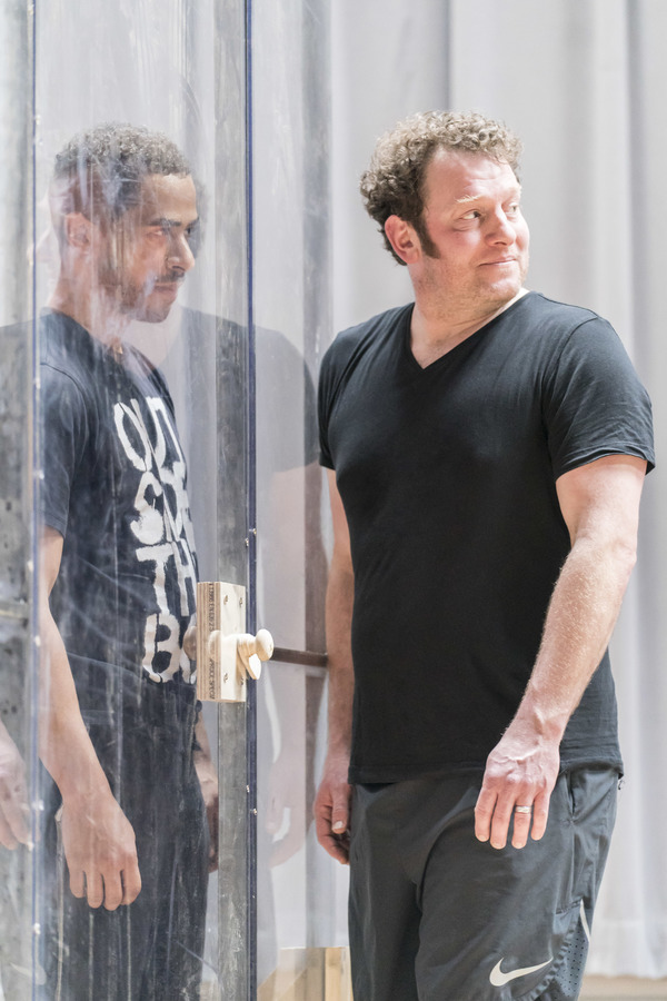 Photo Flash: Inside Rehearsal For Young Vic's JESUS HOPPED THE 'A' TRAIN Image