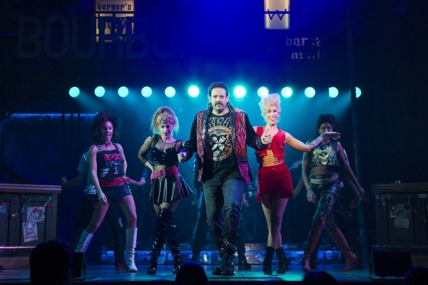 Dane Stokinger and the cast of Rock of Ages Photo