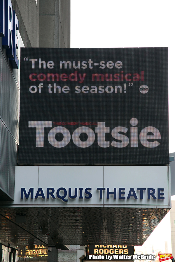 Up on the Marquee: TOOTSIE Arrives on Broadway! Image