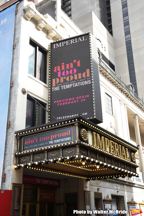 Up on the Marquee: AIN'T TOO PROUD Lands On Broadway! Image