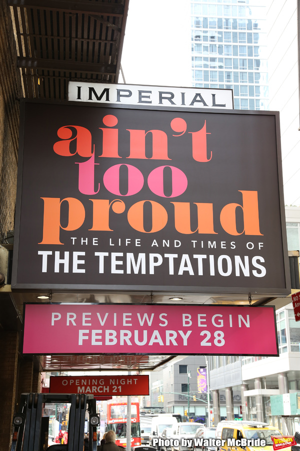 Up on the Marquee: AIN'T TOO PROUD Lands On Broadway! Image