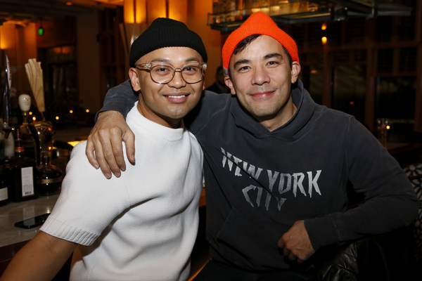 From left, actors Jeigh Madjus and Conrad Ricamora Photo