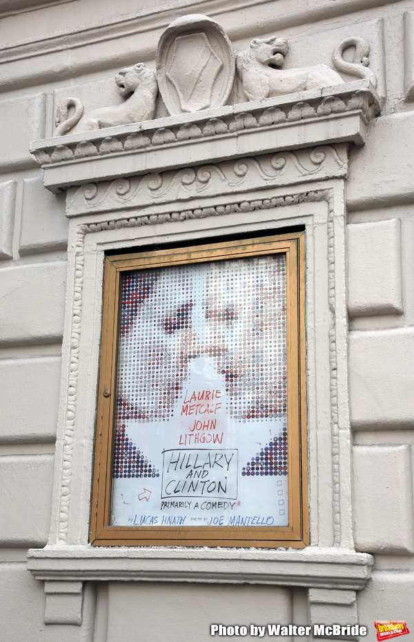 Up On The Marquee: HILLARY AND CLINTON on Broadway! Image