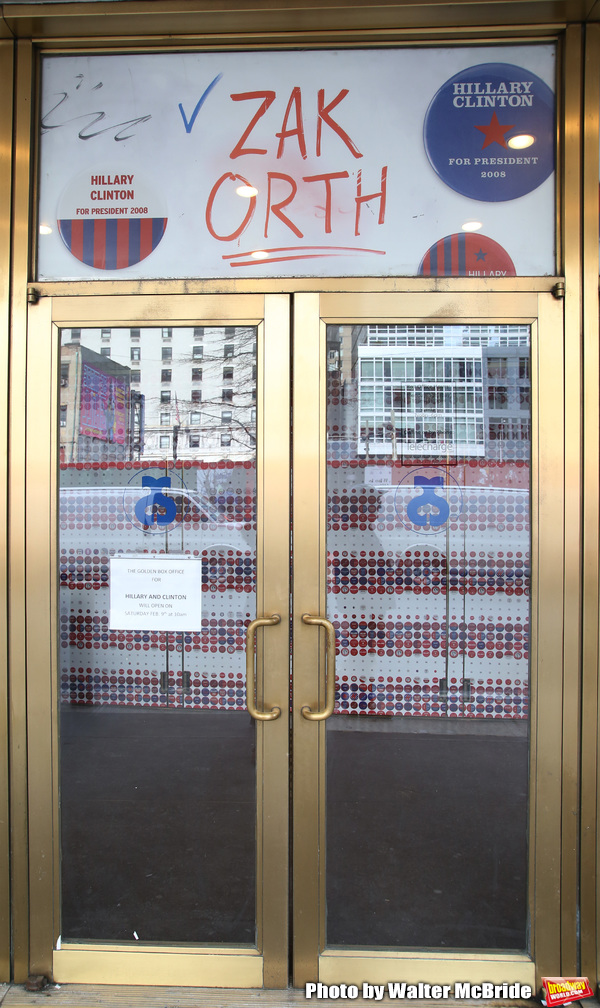 Up On The Marquee: HILLARY AND CLINTON on Broadway! Image
