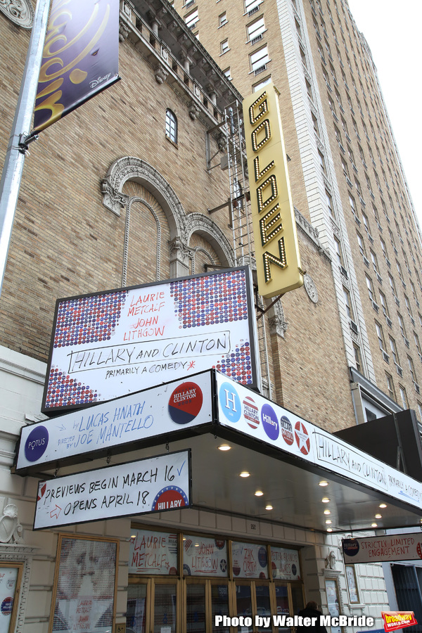 Up On The Marquee: HILLARY AND CLINTON on Broadway! Image