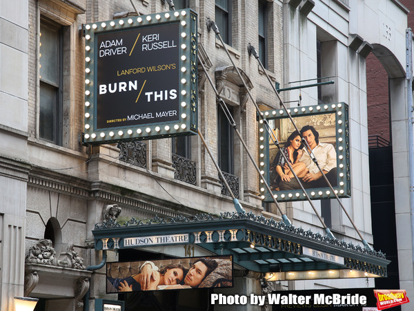 Up On The Marquee: BURN THIS Image