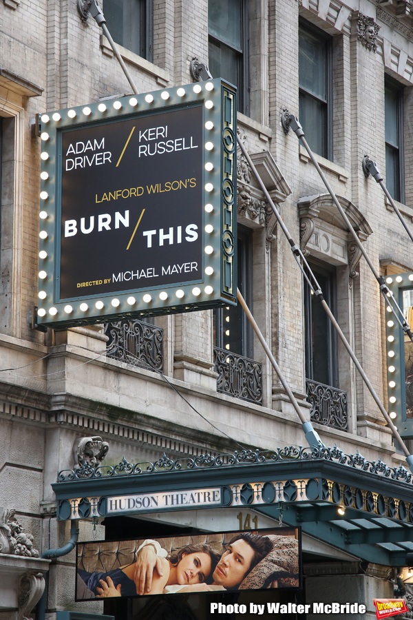 Up On The Marquee: BURN THIS Image