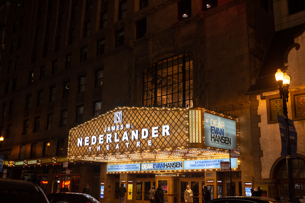 Photo Flash: Broadway In Chicago's James M. Nederlander Theatre Lights Up Marquee Image
