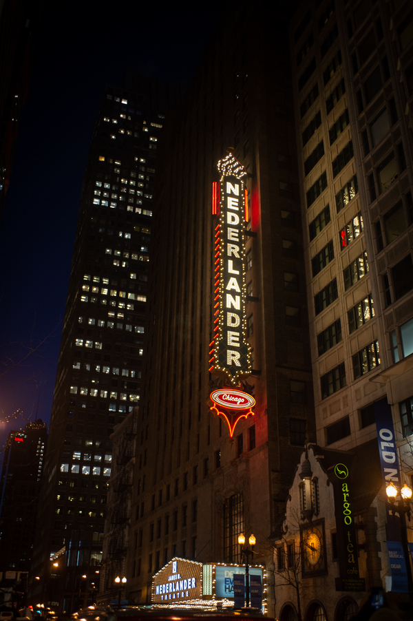 Photo Flash: Broadway In Chicago's James M. Nederlander Theatre Lights Up Marquee Image
