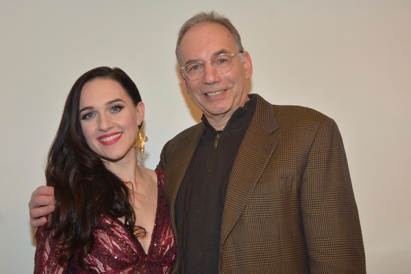 Lena Hall and Andres Levine (Sheen Center Managing Director) Photo