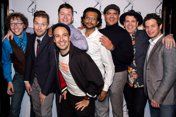 Arthur Lewis, Andrew Bancroft, Lin-Manuel Miranda, Bill Sherman, Utkarsh Ambudkar, Ch Photo