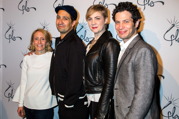 Jill Furman, Lin-Manuel Miranda, Jenny Steingart, Thomas Kail Photo