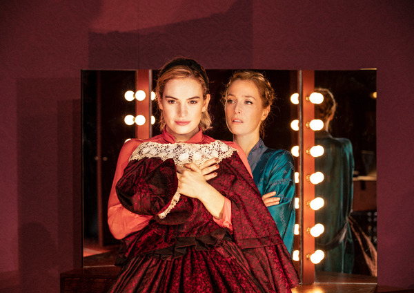 Photo Flash: Check Out More Photos of Gillian Anderson and Lily James in ALL ABOUT EVE Image