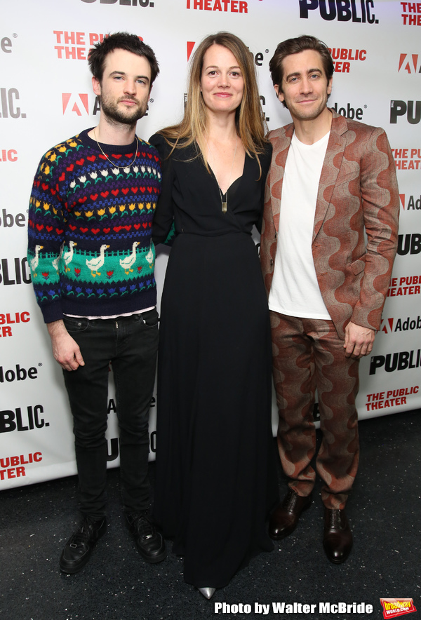 Tom Sturridge, Carrie Cracknell and Jake Gyllenhaal Photo