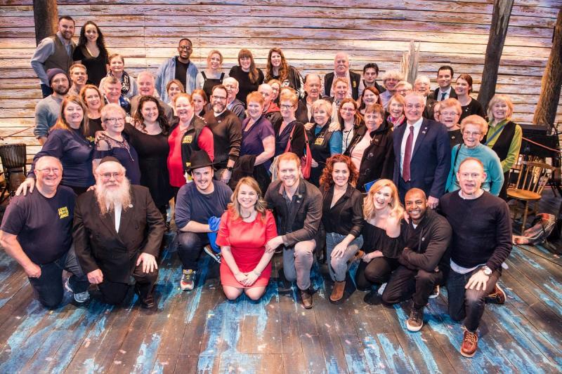 Photo: Islanders and From Aways Descend On London For COME FROM AWAY Opening Image
