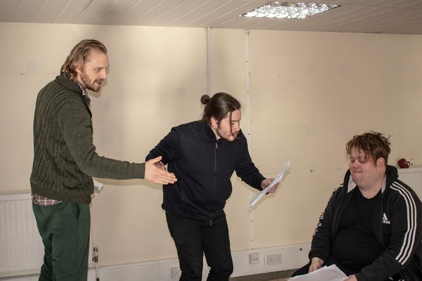 Photo Flash: Inside Rehearsal For WE'RE STAYING RIGHT HERE at Park Theatre Image