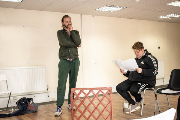 Photo Flash: Inside Rehearsal For WE'RE STAYING RIGHT HERE at Park Theatre Image