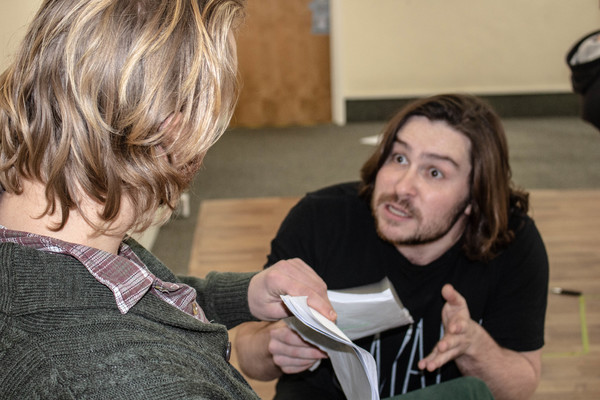 Photo Flash: Inside Rehearsal For WE'RE STAYING RIGHT HERE at Park Theatre Image