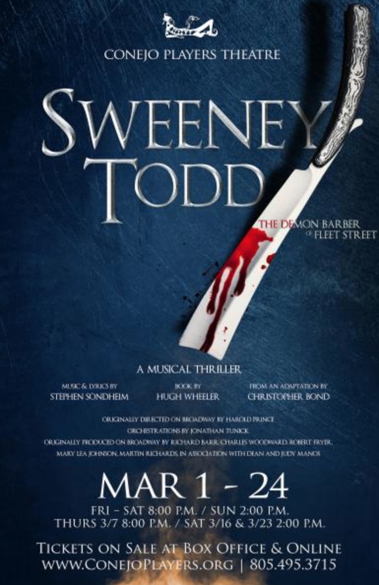 Conejo Players Theatre Presents the Macabre Musical Sweeney Todd 