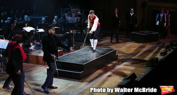 Photo Coverage: Tony Yazbeck, Laura Osnes, Corey Cott, and More in Action in THE SCARLET PIMPERNEL Concert Image
