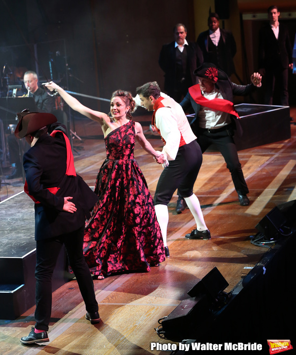 Photo Coverage: Tony Yazbeck, Laura Osnes, Corey Cott, and More in Action in THE SCARLET PIMPERNEL Concert Image