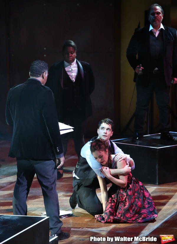 Photo Coverage: Tony Yazbeck, Laura Osnes, Corey Cott, and More in Action in THE SCARLET PIMPERNEL Concert Image
