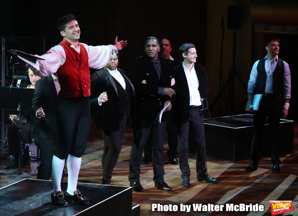 Photo Coverage: Tony Yazbeck, Laura Osnes, Corey Cott, and More in Action in THE SCARLET PIMPERNEL Concert Image