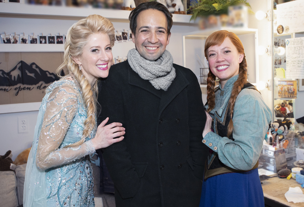 Photo Flash: Lin-Manuel Miranda Receives a Royal Welcome at FROZEN Image