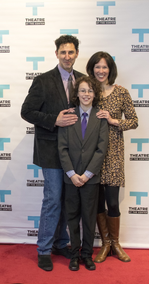 Sean Fortunato and wife and TATC Artistic Director Linda Fortunato with their son Ash Photo