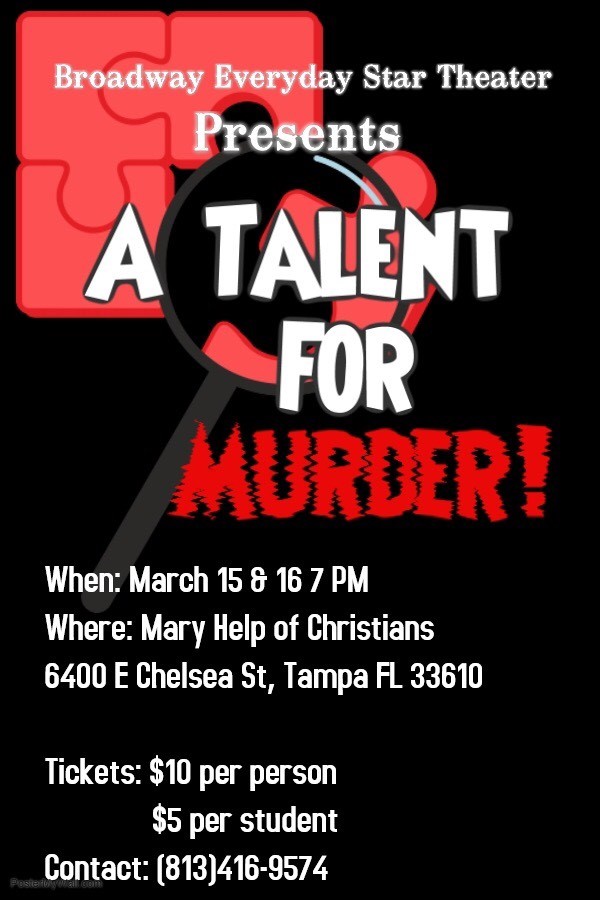 BWW Previews: NEW COMMUNITY THEATRE COMPANY B.E.S.T. DEBUTS at Mary Help Of Christian Catholic Church Image
