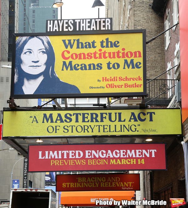 Up On the Marquee: WHAT THE CONSTITUTION MEANS TO ME Image