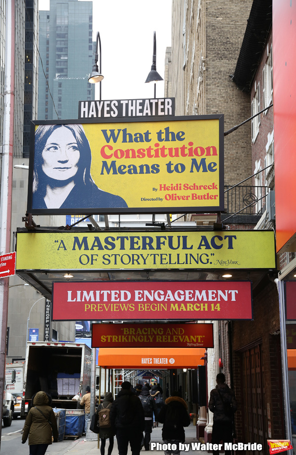 Up On the Marquee: WHAT THE CONSTITUTION MEANS TO ME Image