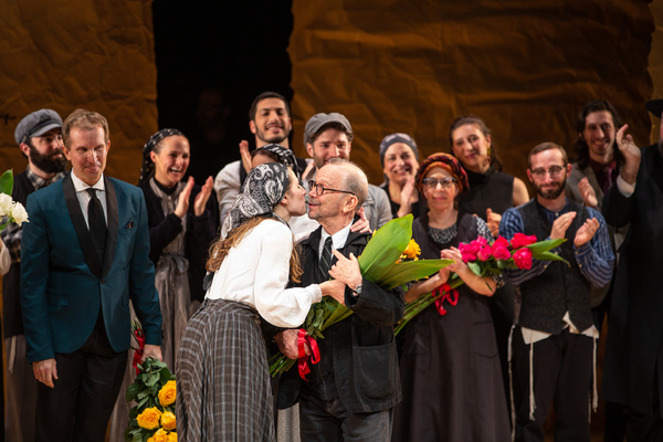 Joel Grey and Cast of FIDDLER ON THE ROOF Photo