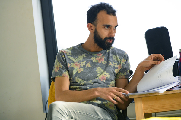 Photo Flash: Inside Rehearsal For BLOOD KNOT at Orange Tree Theatre Image