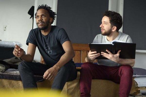 Photo Flash: Inside Rehearsal For BLOOD KNOT at Orange Tree Theatre 