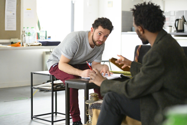 Photo Flash: Inside Rehearsal For BLOOD KNOT at Orange Tree Theatre Image