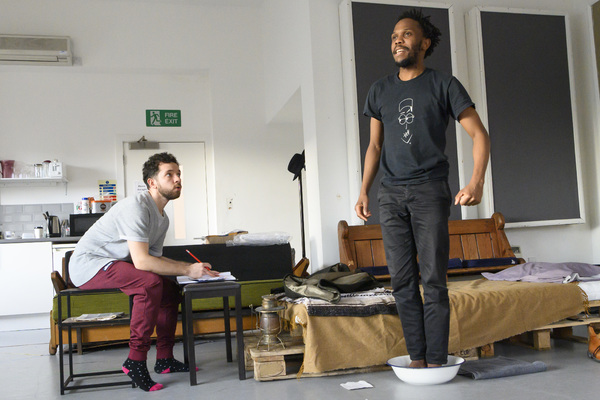 Photo Flash: Inside Rehearsal For BLOOD KNOT at Orange Tree Theatre Image
